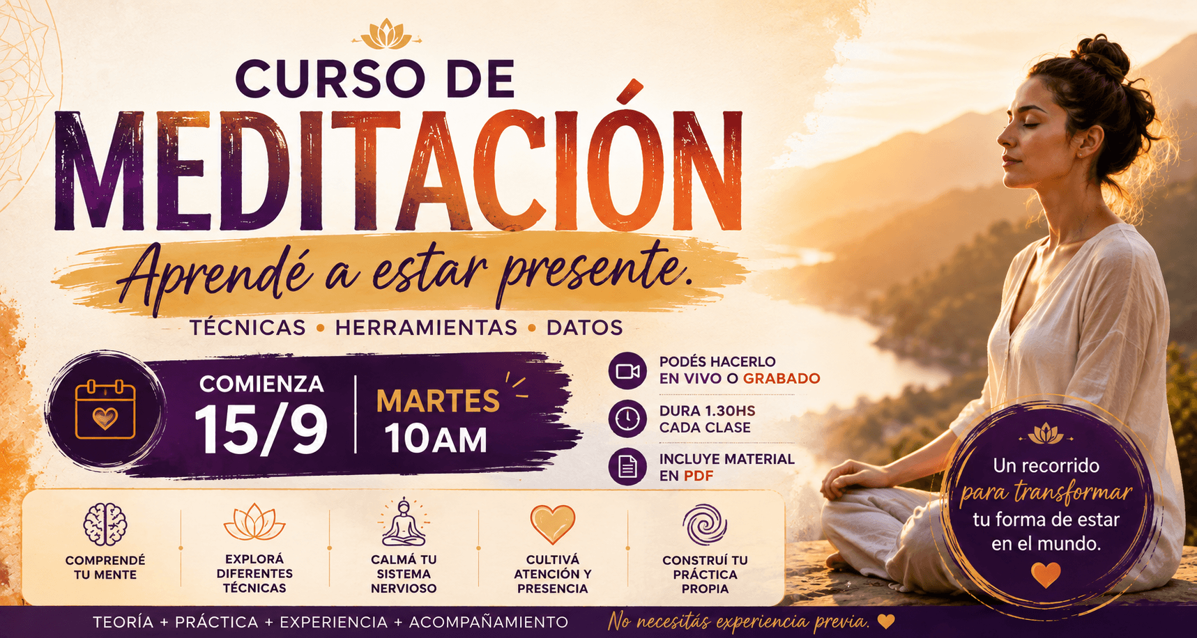 Curso de Meditación y Mantras